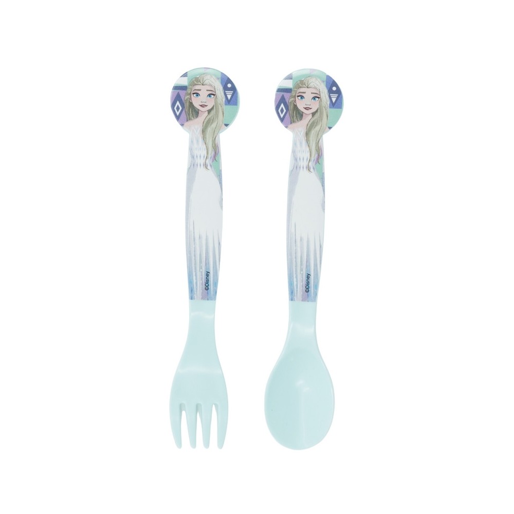 Disney Frozen Ice Magic plastic cutlery set - 2 pieces