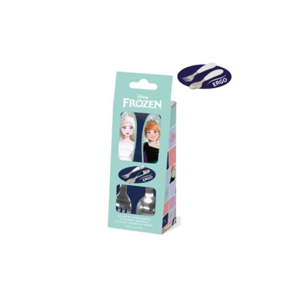 Disney Frozen Snowy Tale metal ergo cutlery set - 2 pieces