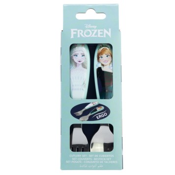 Disney Frozen Snowy Tale metal ergo cutlery set - 2 pieces