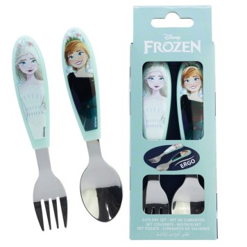 Disney Frozen Snowy Tale metal ergo cutlery set - 2 pieces