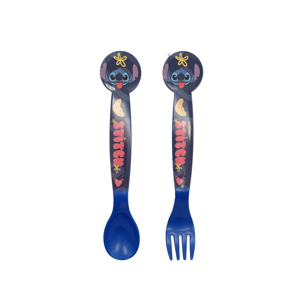 Disney Lilo and Stitch Palms Disney Lilo & Stitch Plastic Cutlery Set - 2 pieces
