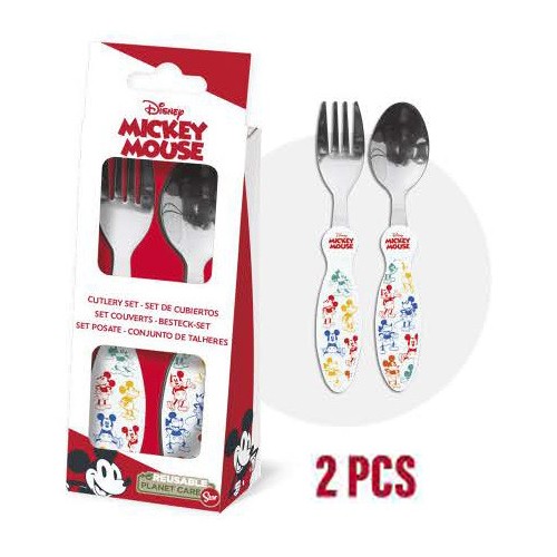 Disney Mickey  Fun-Tastic metal cutlery set - 2 pieces