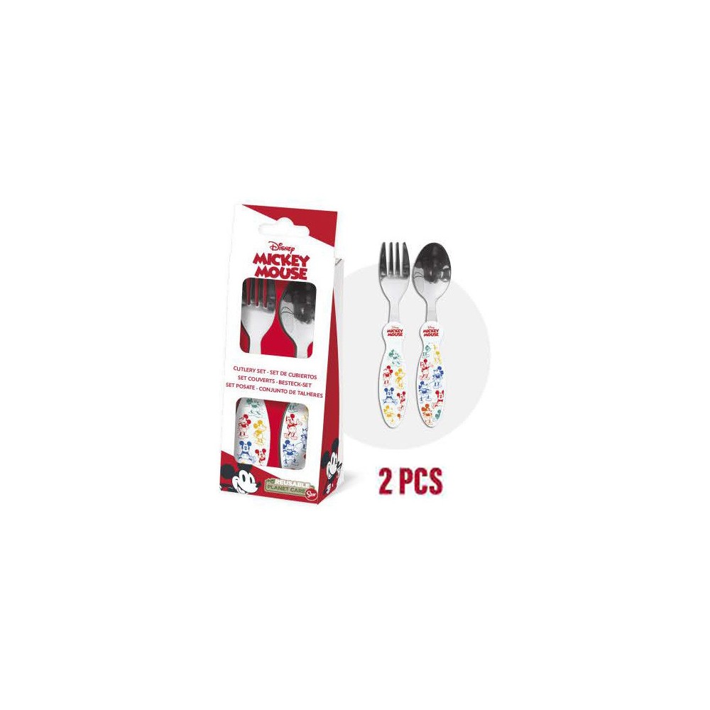 Disney Mickey  Fun-Tastic metal cutlery set - 2 pieces