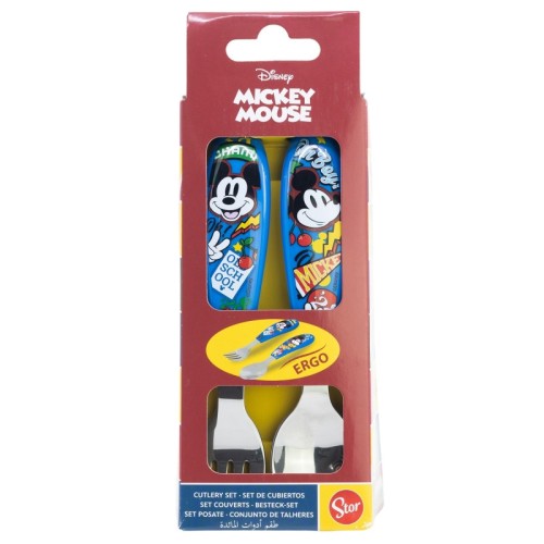 Disney Mickey  True Champions metal ergo cutlery set - 2 pieces