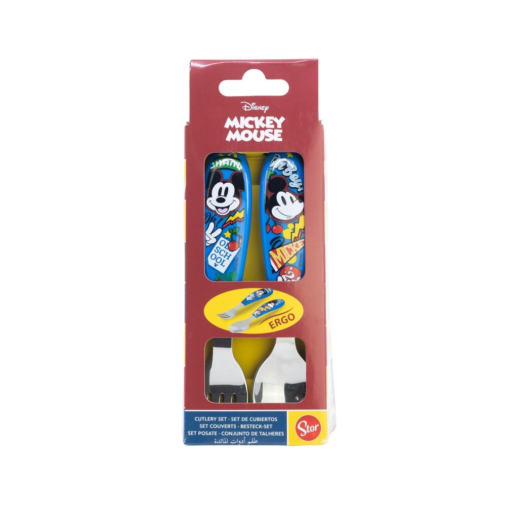Disney Mickey  True Champions metal ergo cutlery set - 2 pieces