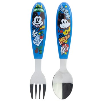 Disney Mickey  True Champions metal ergo cutlery set - 2 pieces