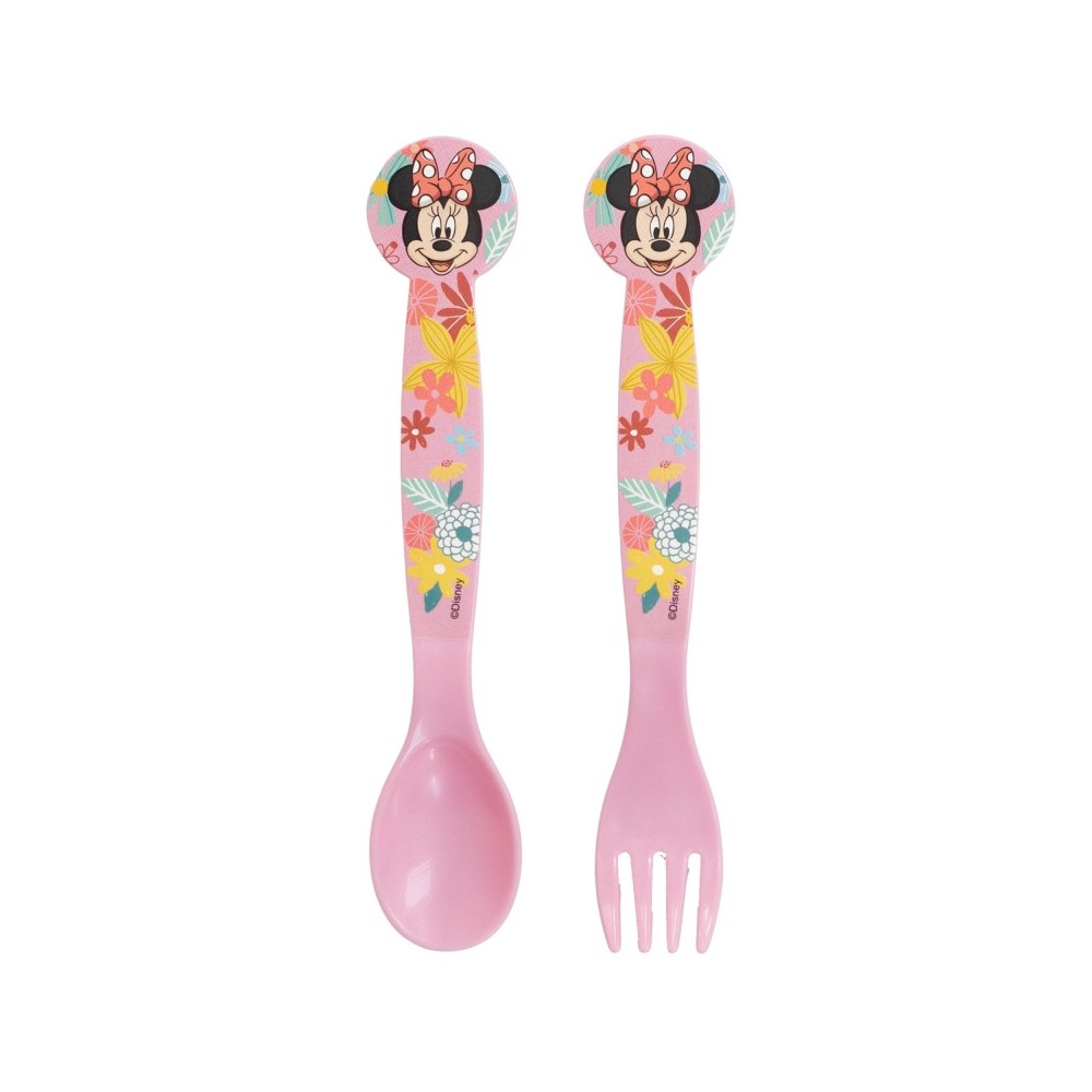 Disney Minnie  Spring Plastic cutlery set - 2 piece