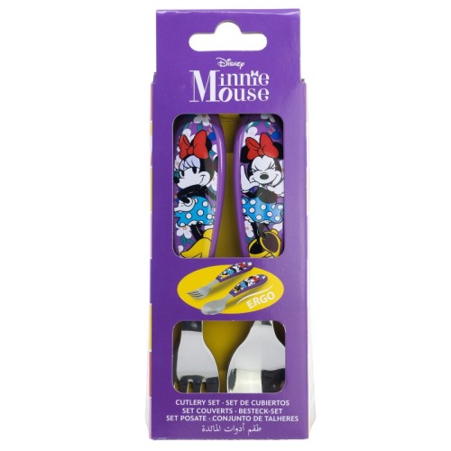 Disney Minnie  Sunshine metal ergonomic cutlery set - 2 pieces