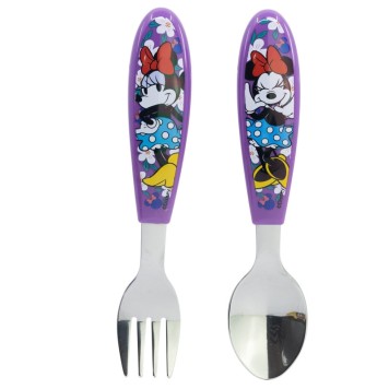 Disney Minnie  Sunshine metal ergonomic cutlery set - 2 pieces