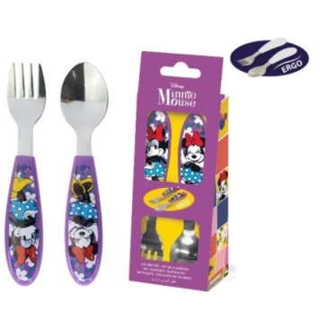 Disney Minnie  Sunshine metal ergonomic cutlery set - 2 pieces