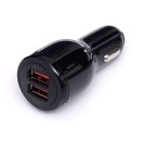 Ładowarka samochodowa  QUICK CHARGE 2 porty USB KD1235
