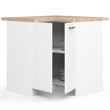 SZAFKA KUCHENNA OLIWIA S 90/90cm  BIAŁA