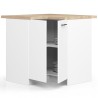 SZAFKA KUCHENNA OLIWIA S 90/90cm  BIAŁA