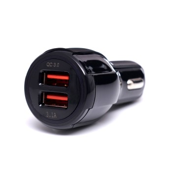 Ładowarka samochodowa  QUICK CHARGE 2 porty USB KD1235
