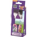 Paw Patrol Girls metal cutlery set - 2 pieces