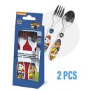 Paw Patrol Metal Cutlery Set - 2 Pieces