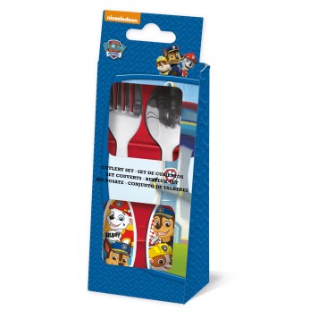 Paw Patrol Metal Cutlery Set - 2 Pieces