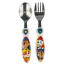 Paw Patrol Metal Cutlery Set - 2 Pieces
