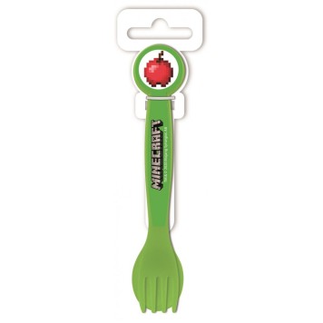 Minecraft Creeper Plastic Cutlery Set - 2 Pieces