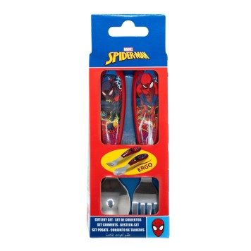 Spiderman Moving Target metal ergonomic cutlery set - 2 piece