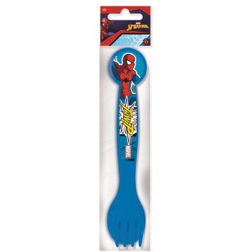 Spiderman Streets Plastic Cutlery Set - 2 Pieces