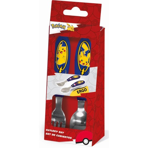 Pokémon Lightning metal ergo cutlery set - 2 pieces