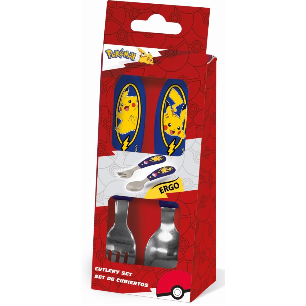 Pokémon Lightning metal ergo cutlery set - 2 pieces