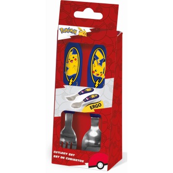Pokémon Lightning metal ergo cutlery set - 2 pieces