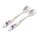 Rose Butterfly Rose metal coffee spoon set in gift box