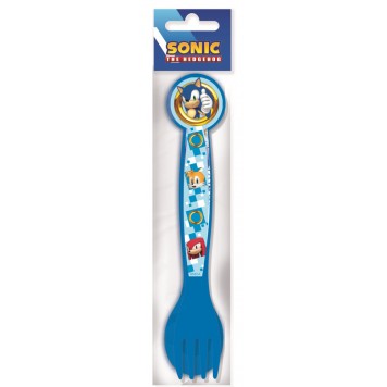 Sonic the Hedgehog Gold Rings plastic cutlery set - 2 pieces