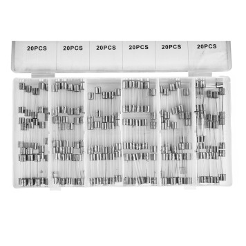 Bezpieczniki szklane 120szt.  5-30A KD1302