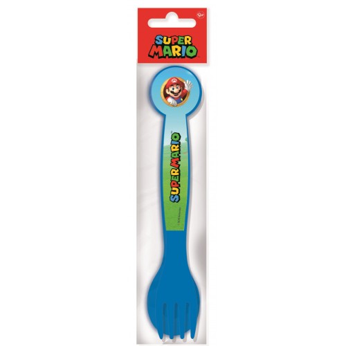 Super Mario It's A-Me plastic cutlery set - 2 pieces