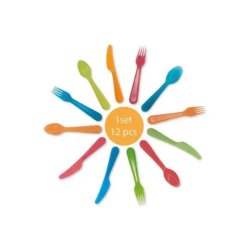 Colour 12-piece cutlery set