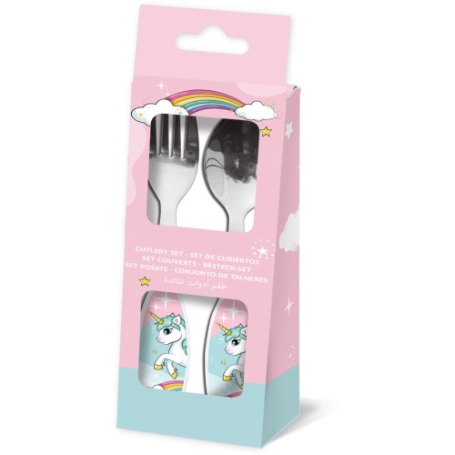 Unicorn Range metal cutlery set - 2 pieces