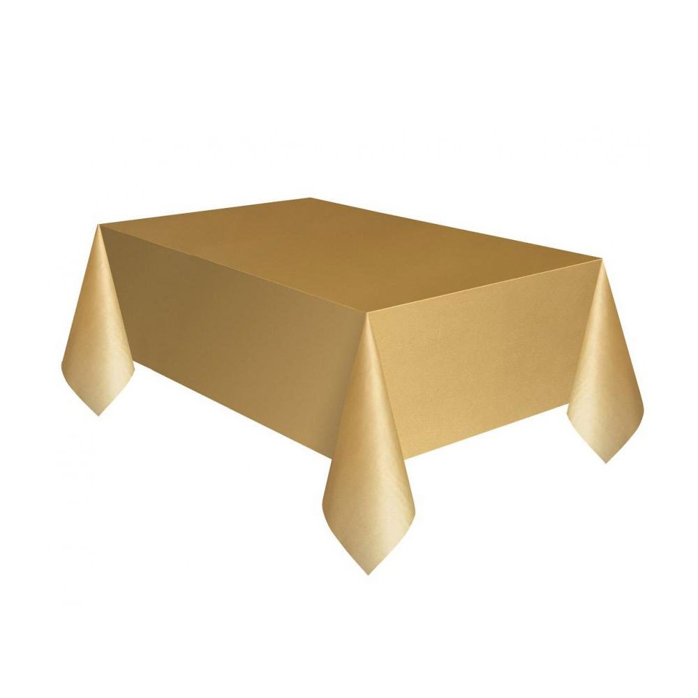 Gold foil Tablecover 137x274 cm
