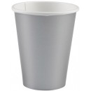 Colour Silver paper cup 8 pcs 250 ml