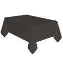 Colour Black, Black paper tablecloth 137x274 cm