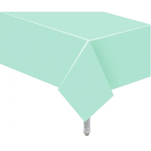 Colour Mint Mint Green Paper Tablecloth 132x183 cm