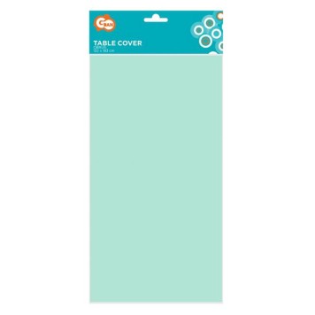 Colour Mint Mint Green Paper Tablecloth 132x183 cm