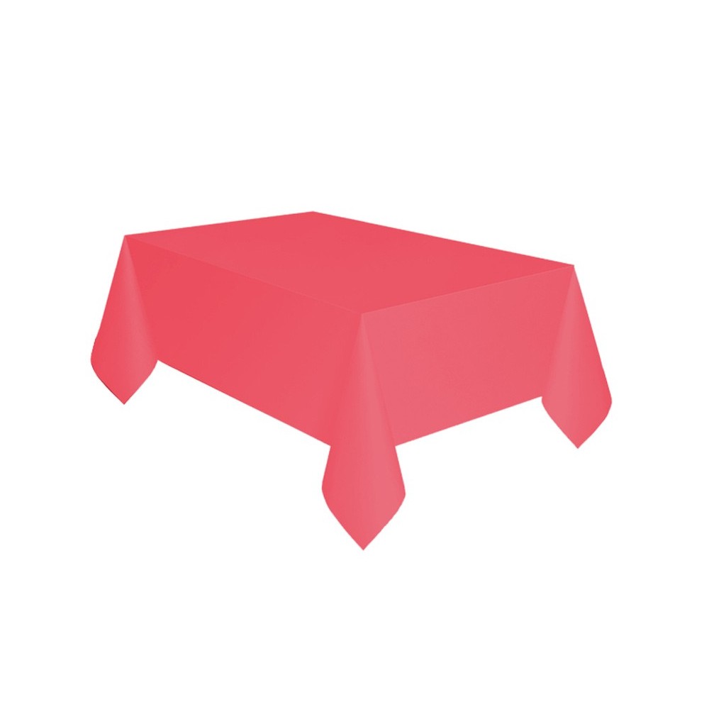 Colour Apple Red, Red Paper Tablecloth 137x274 cm