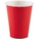 Colour Apple Red Red paper cup, 8 pcs, 250 ml
