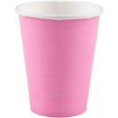 Colour Pink New Pink paper cup set of 8 250 ml