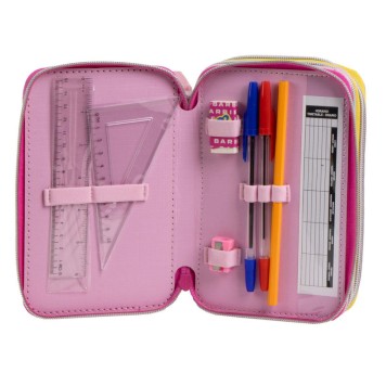 Barbie Bestie Vibes Loaded Pencil Case, 3-level