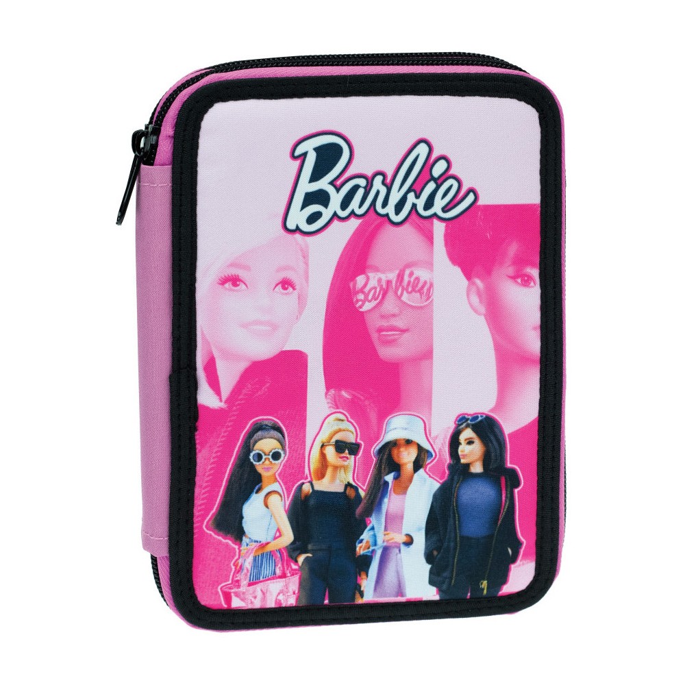 Barbie Chic pencil case filled 2 levels