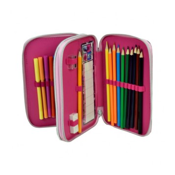 Barbie Mode filled 2-tier pencil case