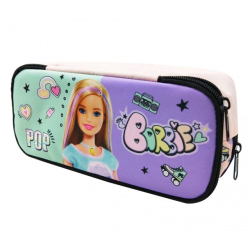 Barbie Pop 2 compartment pencil case 26 cm