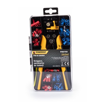 Ściągacz izolacji kabli przewodów zaciskarka 260el PM-SI-260SU
