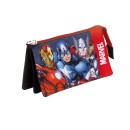 Avengers 3-compartment pencil case 21 cm
