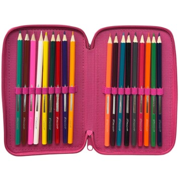 Disney Princess Fairy Tale pencil case filled 3-level