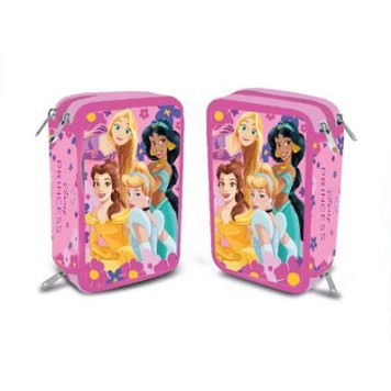 Disney Princess Fairy Tale pencil case filled 3-level